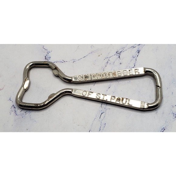 Vintage Schmidt Brewing 'Enjoy Schmidt Beer" St Paul MN Beer Bottle Opener - Picture 1 of 4